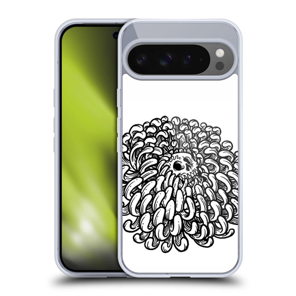 Matt Bailey Skull Flower Soft Gel Case for Google Pixel 9 Pro XL