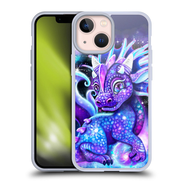 Sheena Pike Dragons Galaxy Lil Dragonz Soft Gel Case for Apple iPhone 13 Mini