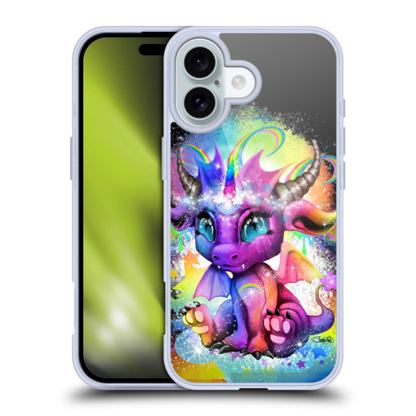 Sheena Pike Dragons Rainbow Lil Dragonz Soft Gel Case for Apple iPhone 16