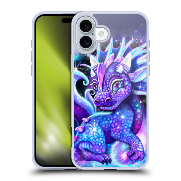 Sheena Pike Dragons Galaxy Lil Dragonz Soft Gel Case for Apple iPhone 16 Plus