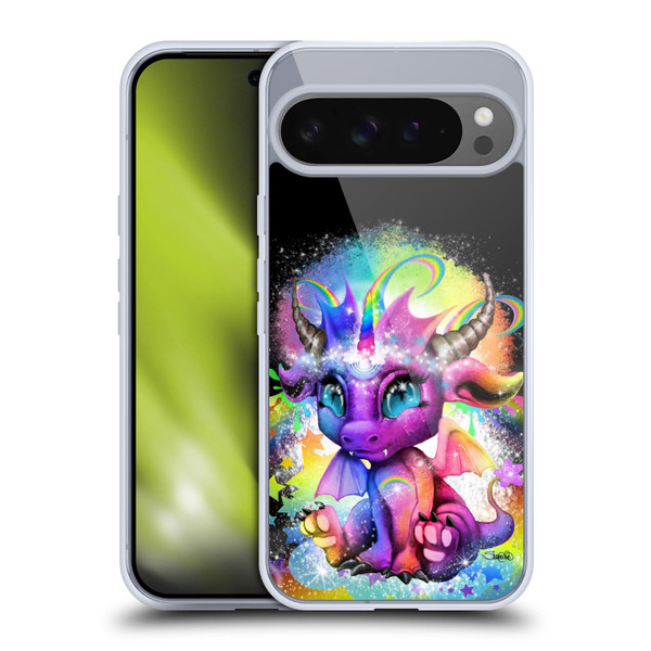 Sheena Pike Dragons Rainbow Lil Dragonz Soft Gel Case for Google Pixel 9 Pro XL