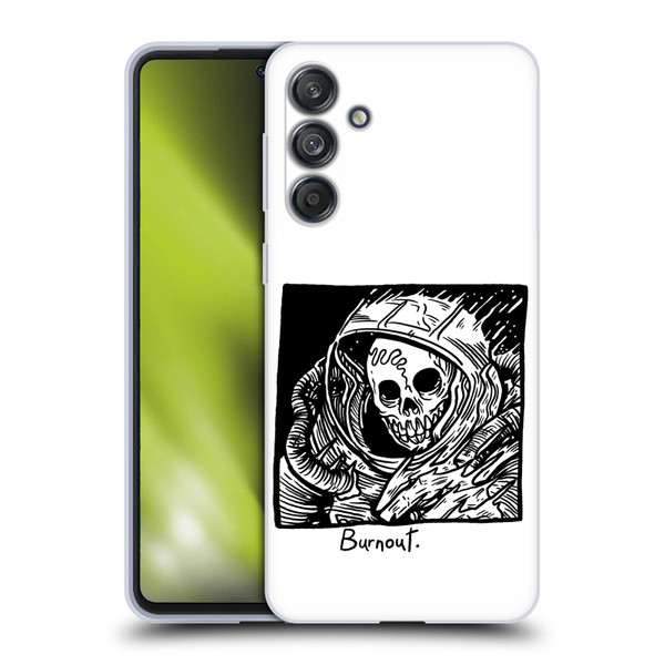 Matt Bailey Skull Burnout Soft Gel Case for Samsung Galaxy M55 5G