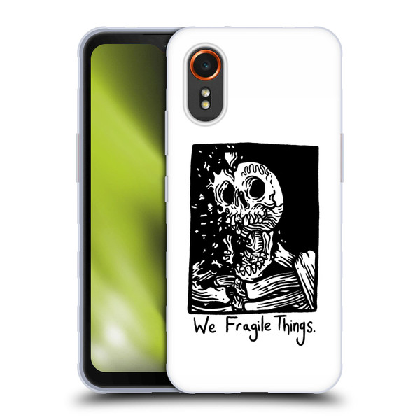 Matt Bailey Skull We Fragile Things Soft Gel Case for Samsung Galaxy Xcover7 5G
