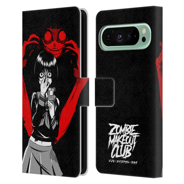 Zombie Makeout Club Art Selfie Leather Book Wallet Case Cover For Google Pixel 9 Pro XL