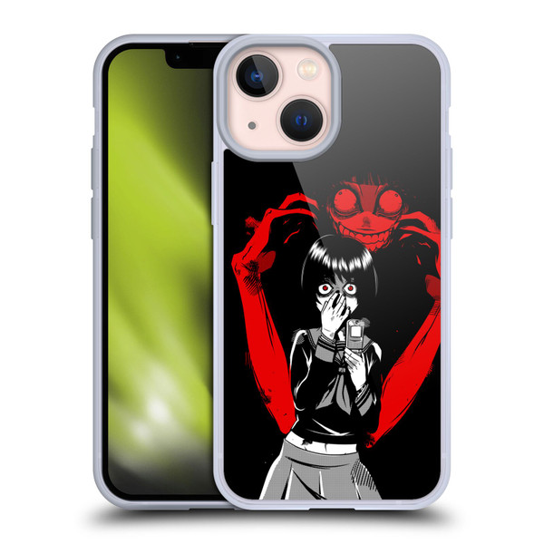 Zombie Makeout Club Art Selfie Soft Gel Case for Apple iPhone 13 Mini
