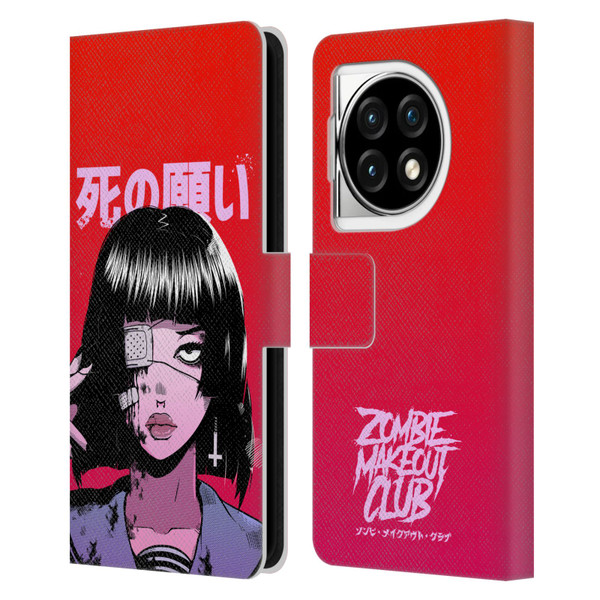 Zombie Makeout Club Art Eye Patch Leather Book Wallet Case Cover For OPPO OnePlus Ace 3 5G