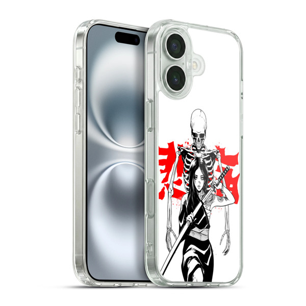 Zombie Makeout Club Graphics Death Blade Soft Gel Case for Apple iPhone 16 Plus & MagSafe