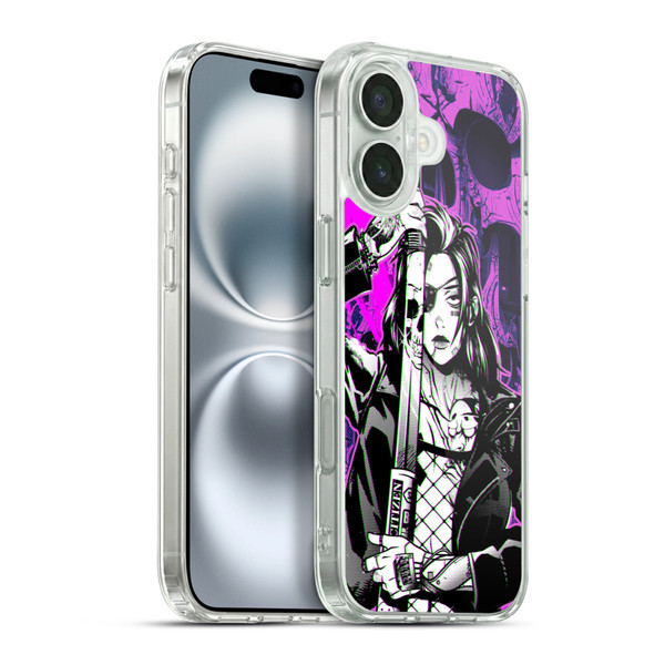 Zombie Makeout Club Graphics Death Cyber Soft Gel Case for Apple iPhone 16 Plus & MagSafe