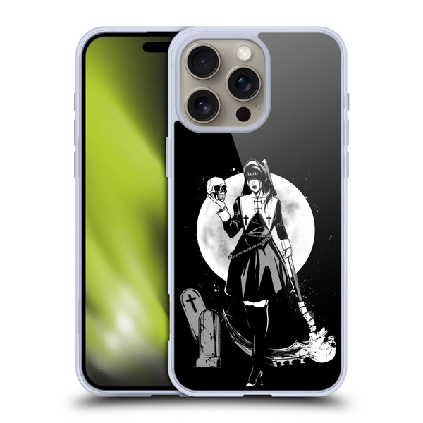 Zombie Makeout Club Graphics Skull Head Soft Gel Case for Apple iPhone 16 Pro Max