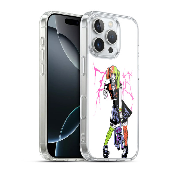 Zombie Makeout Club Graphics Bear Soft Gel Case for Apple iPhone 16 Pro & MagSafe