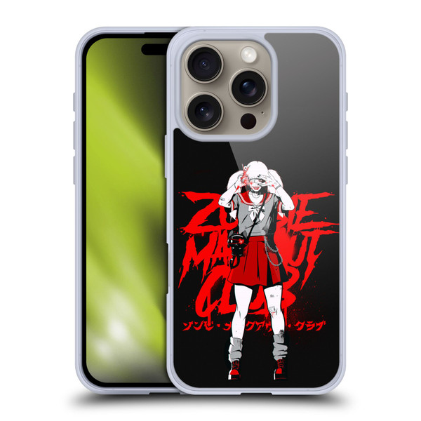 Zombie Makeout Club Graphics Uniform Soft Gel Case for Apple iPhone 16 Pro