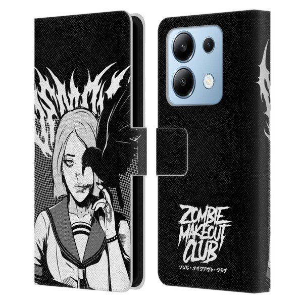 Zombie Makeout Club Art Crow Leather Book Wallet Case Cover For Xiaomi Redmi Note 13/13 Pro 5G