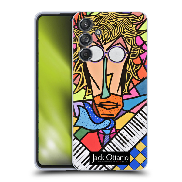 Jack Ottanio Art Bugsy The Jazzman Soft Gel Case for Samsung Galaxy M55 5G