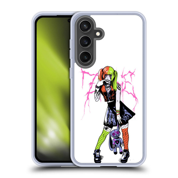 Zombie Makeout Club Graphics Bear Soft Gel Case for Samsung Galaxy S24 FE