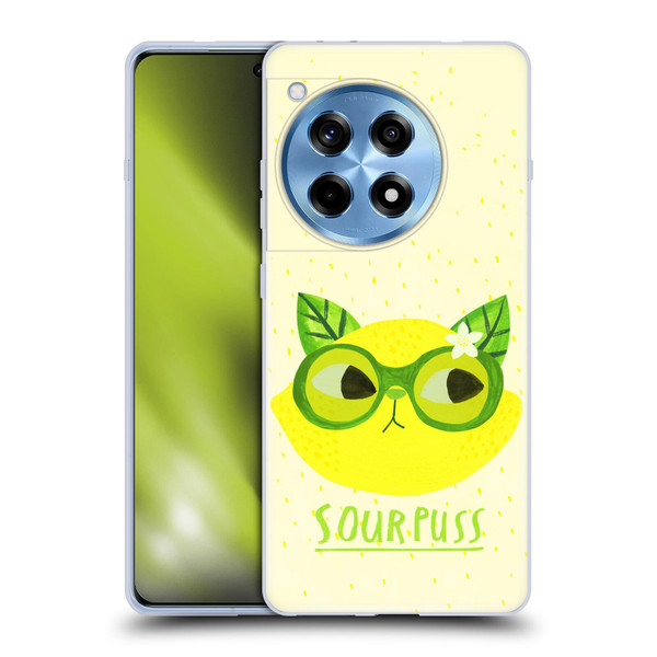 Planet Cat Puns Sour Puss Soft Gel Case for OPPO OnePlus Ace 3 5G