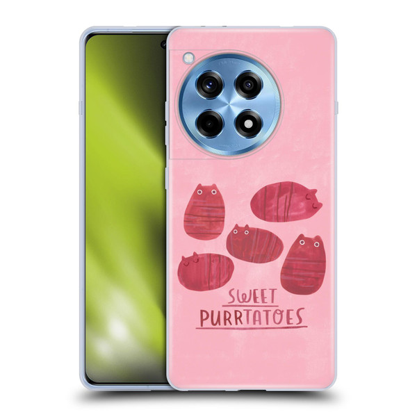 Planet Cat Puns Sweet Purrtatoes Soft Gel Case for OPPO OnePlus Ace 3 5G