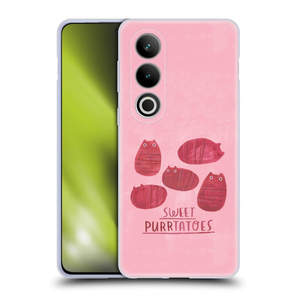 Planet Cat Puns Sweet Purrtatoes Soft Gel Case for OPPO OnePlus Ace 3V 5G