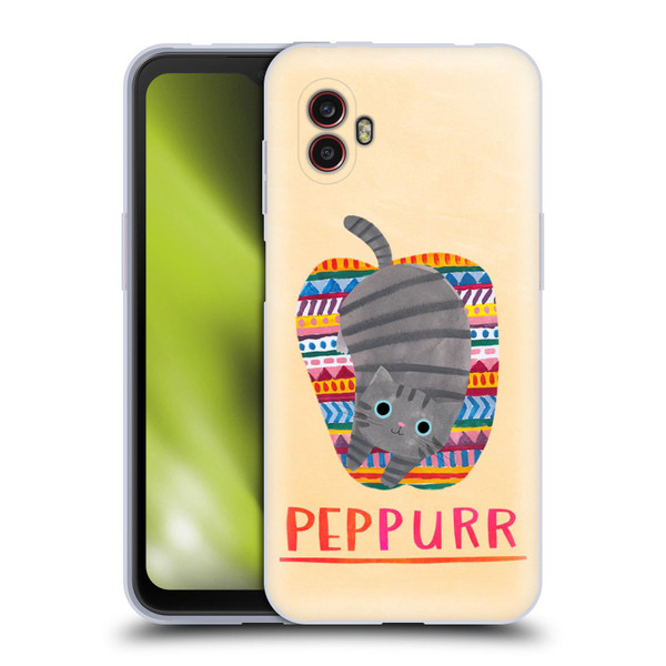 Planet Cat Puns Peppur Soft Gel Case for Samsung Galaxy Xcover6 Pro/Pro2
