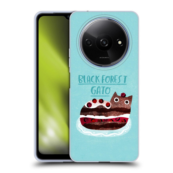 Planet Cat Puns Black Forest Gato Soft Gel Case for Xiaomi Redmi A3