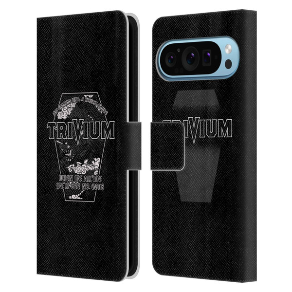 Trivium Graphics No Gods Leather Book Wallet Case Cover For Google Pixel 9 / Pixel 9 Pro
