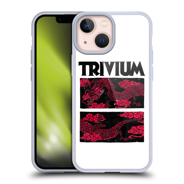 Trivium Graphics Double Dragons Soft Gel Case for Apple iPhone 13 Mini