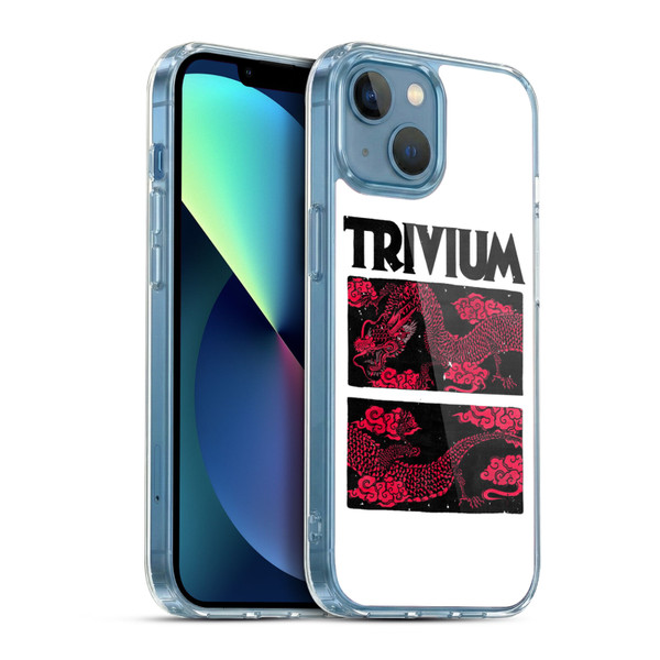 Trivium Graphics Double Dragons Soft Gel Case for Apple iPhone 13 Mini & MagSafe