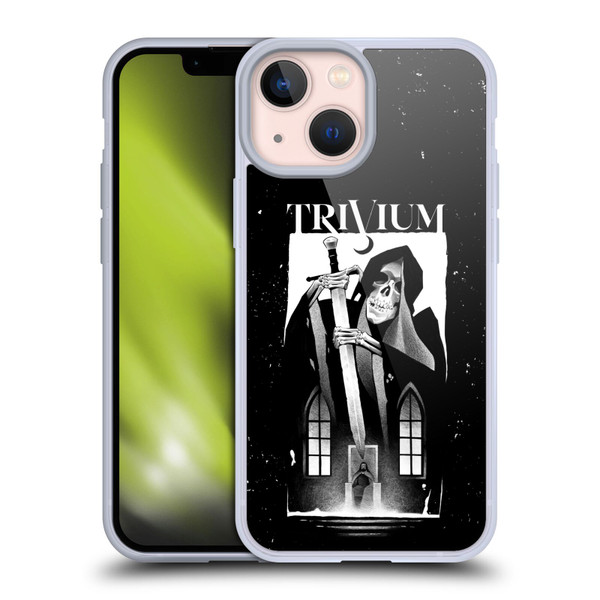 Trivium Graphics Skeleton Sword Soft Gel Case for Apple iPhone 13 Mini