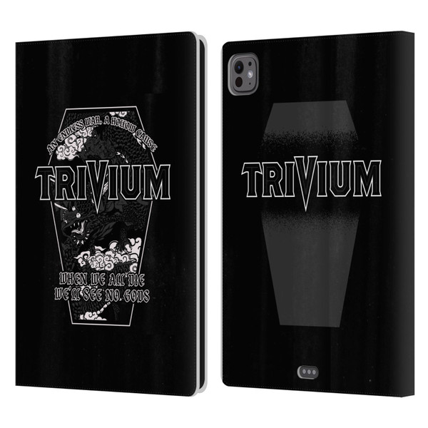 Trivium Graphics No Gods Leather Book Wallet Case Cover For Apple iPad Pro 11 M4 2024