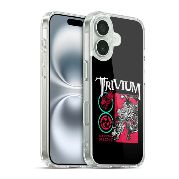 Trivium Graphics Deadmen And Dragons Date Soft Gel Case for Apple iPhone 16 & MagSafe