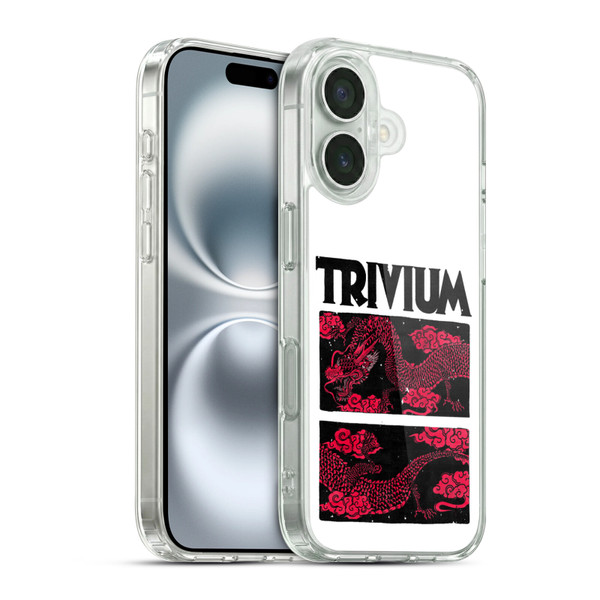 Trivium Graphics Double Dragons Soft Gel Case for Apple iPhone 16 & MagSafe
