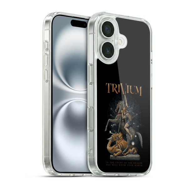 Trivium Graphics Dragon Slayer Soft Gel Case for Apple iPhone 16 & MagSafe