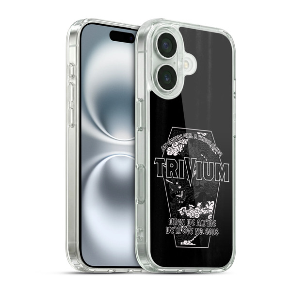 Trivium Graphics No Gods Soft Gel Case for Apple iPhone 16 & MagSafe