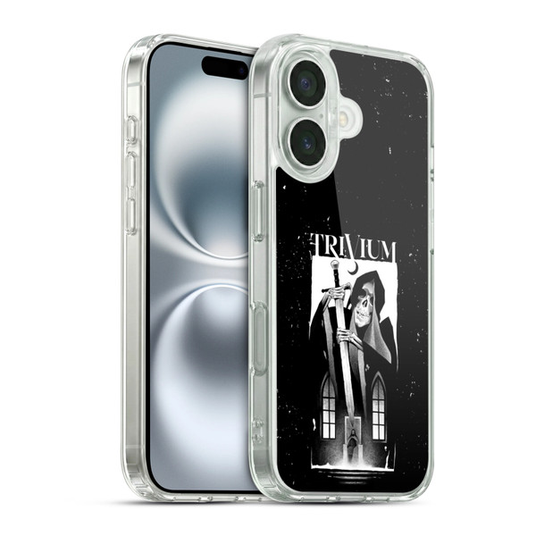 Trivium Graphics Skeleton Sword Soft Gel Case for Apple iPhone 16 & MagSafe