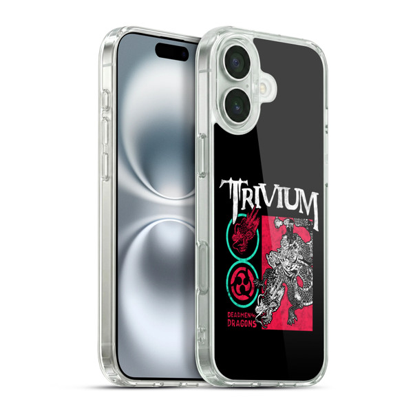 Trivium Graphics Deadmen And Dragons Date Soft Gel Case for Apple iPhone 16 Plus & MagSafe