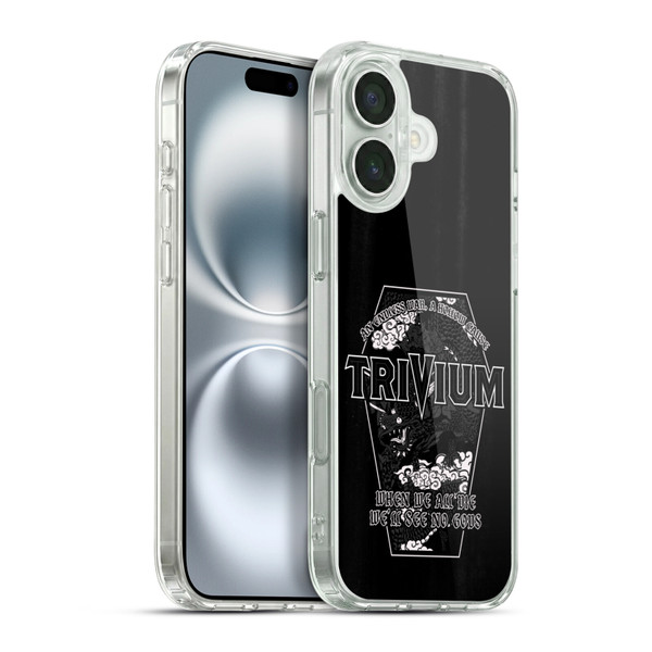Trivium Graphics No Gods Soft Gel Case for Apple iPhone 16 Plus & MagSafe