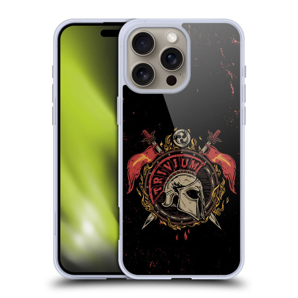 Trivium Graphics Knight Helmet Soft Gel Case for Apple iPhone 16 Pro Max