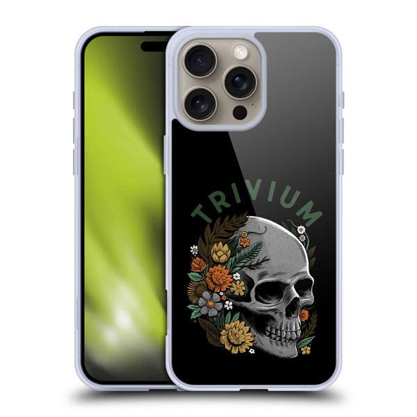 Trivium Graphics Skelly Flower Soft Gel Case for Apple iPhone 16 Pro Max