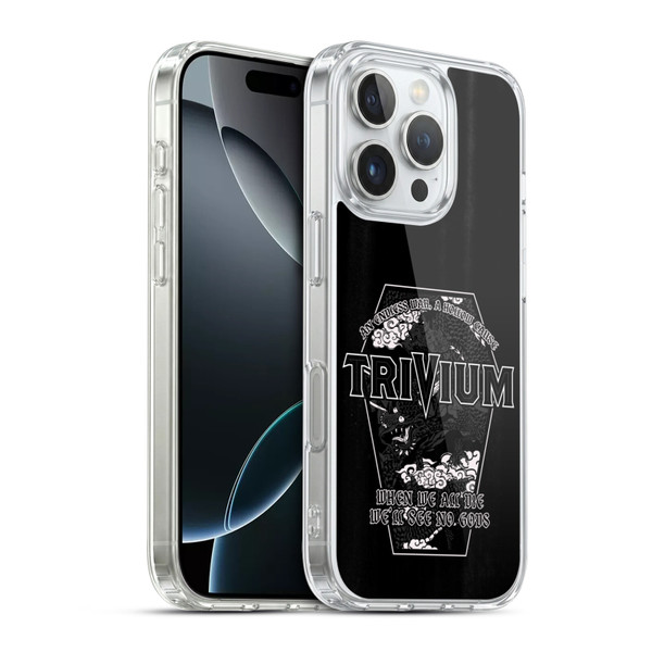 Trivium Graphics No Gods Soft Gel Case for Apple iPhone 16 Pro & MagSafe