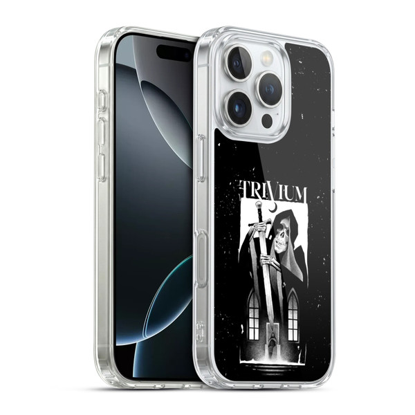 Trivium Graphics Skeleton Sword Soft Gel Case for Apple iPhone 16 Pro & MagSafe