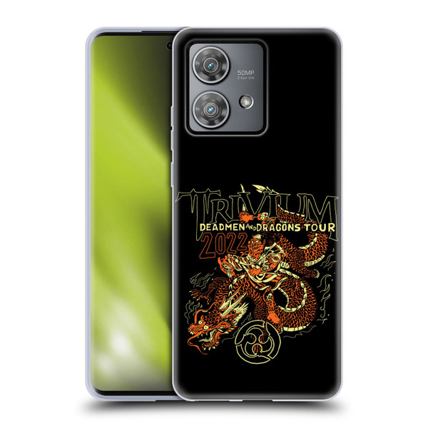 Trivium Graphics Deadmen And Dragons Soft Gel Case for Motorola Edge 40 Neo 5G
