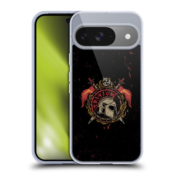 Trivium Graphics Knight Helmet Soft Gel Case for Google Pixel 9 / Pixel 9 Pro