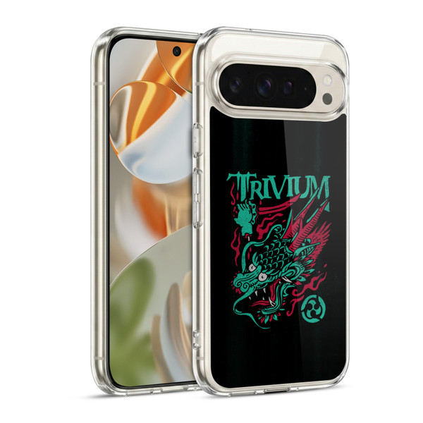 Trivium Graphics Screaming Dragon Soft Gel Case for Google Pixel 9 / Pixel 9 Pro