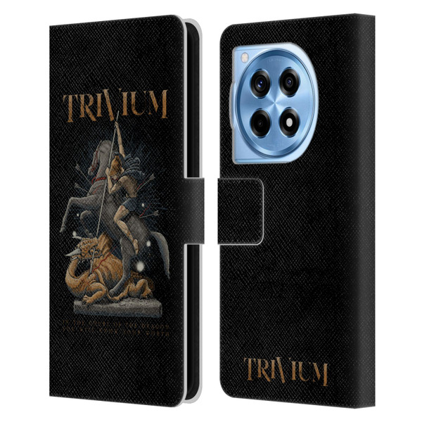 Trivium Graphics Dragon Slayer Leather Book Wallet Case Cover For OnePlus 12R