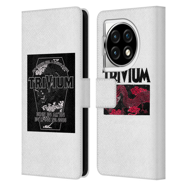 Trivium Graphics Double Dragons Leather Book Wallet Case Cover For OPPO OnePlus Ace 3 5G