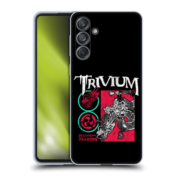 Trivium Graphics Deadmen And Dragons Date Soft Gel Case for Samsung Galaxy M55 5G