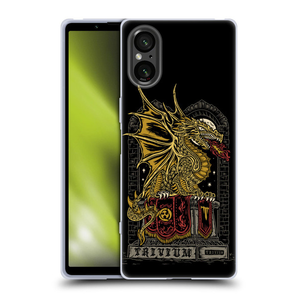 Trivium Graphics Big Dragon Soft Gel Case for Sony Xperia 5 V 5G