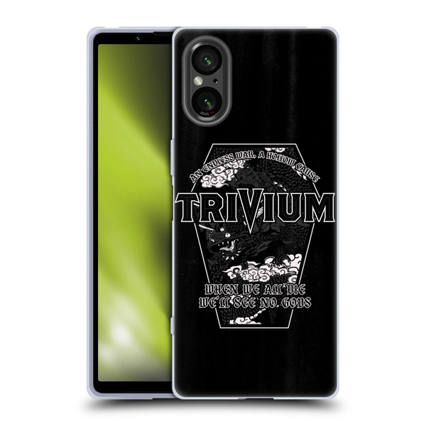 Trivium Graphics No Gods Soft Gel Case for Sony Xperia 5 V 5G