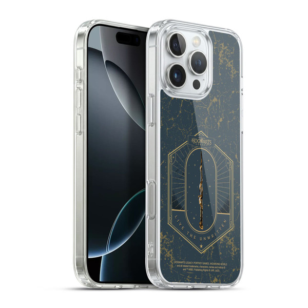 Hogwarts Legacy Graphics Live The Unwritten Soft Gel Case for Apple iPhone 16 Pro Max & MagSafe