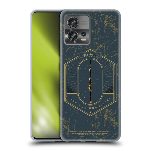 Hogwarts Legacy Graphics Live The Unwritten Soft Gel Case for Motorola Moto Edge 30 Fusion