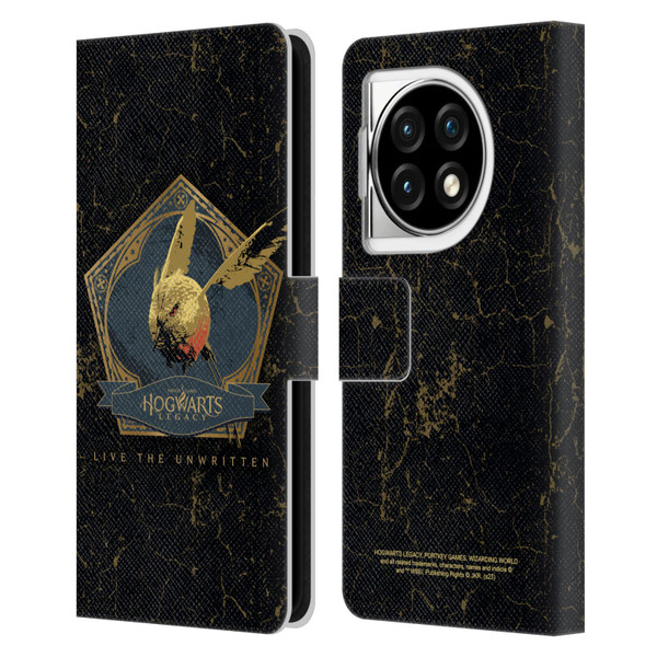 Hogwarts Legacy Graphics Golden Snidget Leather Book Wallet Case Cover For OPPO OnePlus Ace 3 5G
